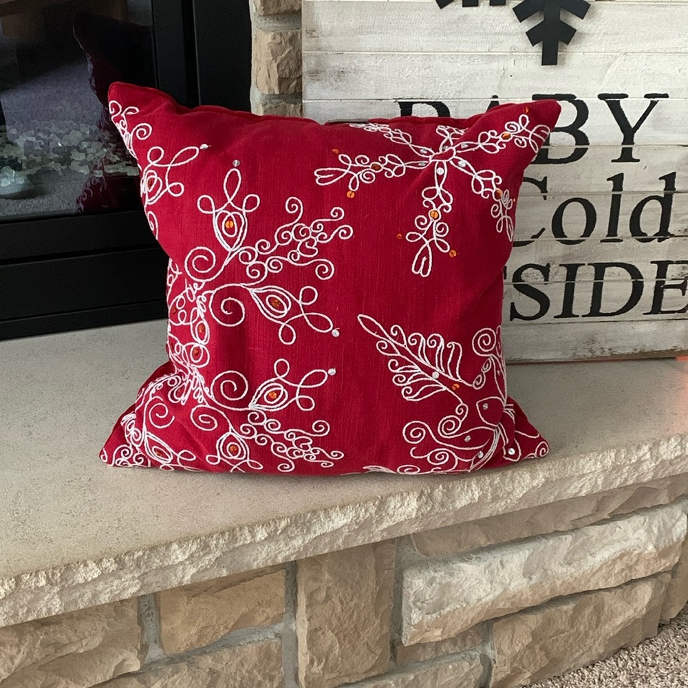 Holiday Pillow 16” X 16”